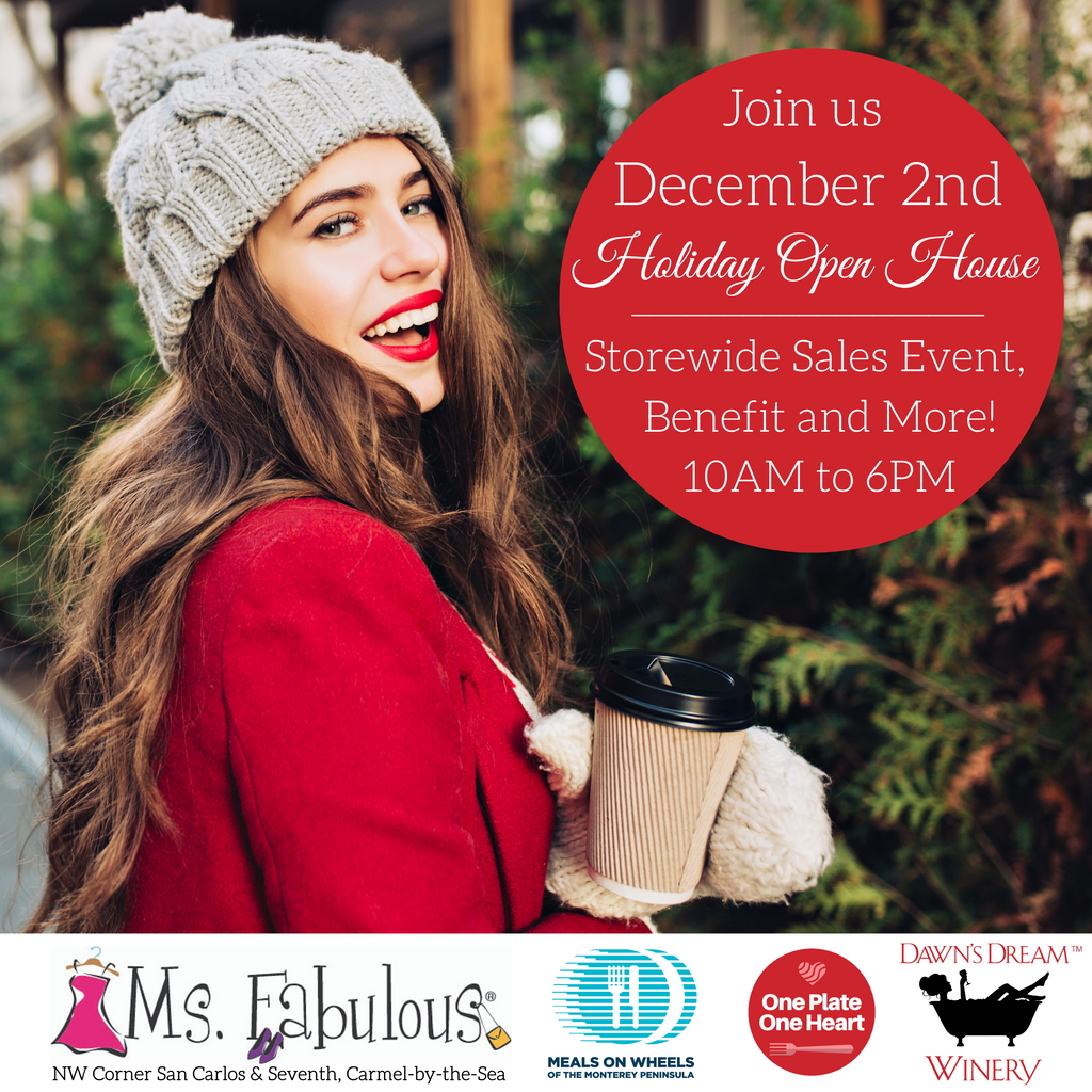 Holiday Open House! December 2, 2023 Ms. Fabulous