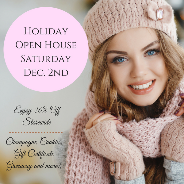 Holiday Open House December 2nd!