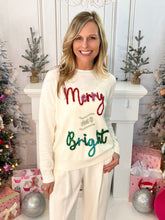 Merry & Bright Sparkle Sweater - White