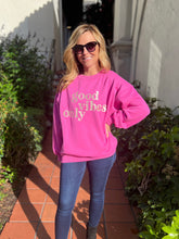 Good Vibes Only Sweatshirt - Pink