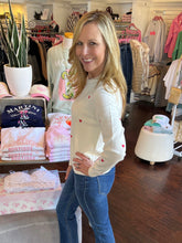 Mini Hearts Embroidered Sweater