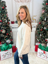 Ice Skating Days Sweater - Cream