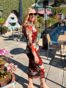 Statement Maker Mesh Midi