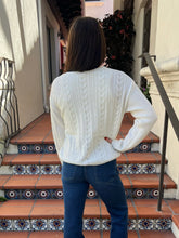 Drop Shoulder Sweater - Cream