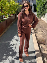 Pure Heaven 3/4 Zip Jacket - Chocolate