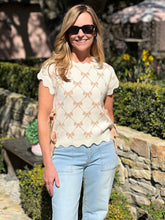 Paris Bow Sweater - Khaki