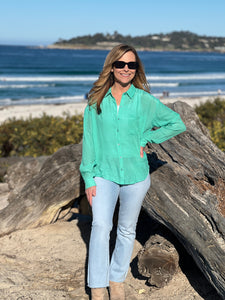 Joyful Jade Blouse