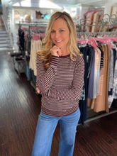 Plum Perfect Stripe Sweater