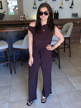 Bougie Brown One Shoulder Jumpsuit
