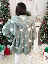 Wishing On A Star Cozy Jacket - Sage
