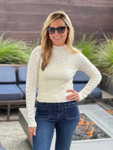 Crochet My Way Sweater - Cream