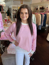 Sweet On Stripes Sweater - Pink