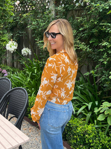 Golden Hour Floral Crop Top