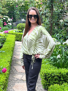 Palm Wonderful Wrap Top