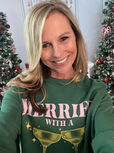 Merrier With A Martini Sweatshirt
