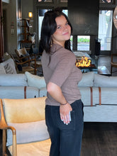 Above Board Sweater Top - Nutella