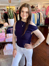 Nothing To Lose Navy Sweater Top