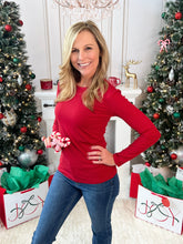 Pure Comfort Ribbed Top - Crimson