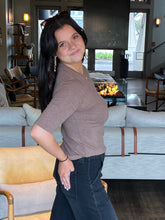 Above Board Sweater Top - Nutella