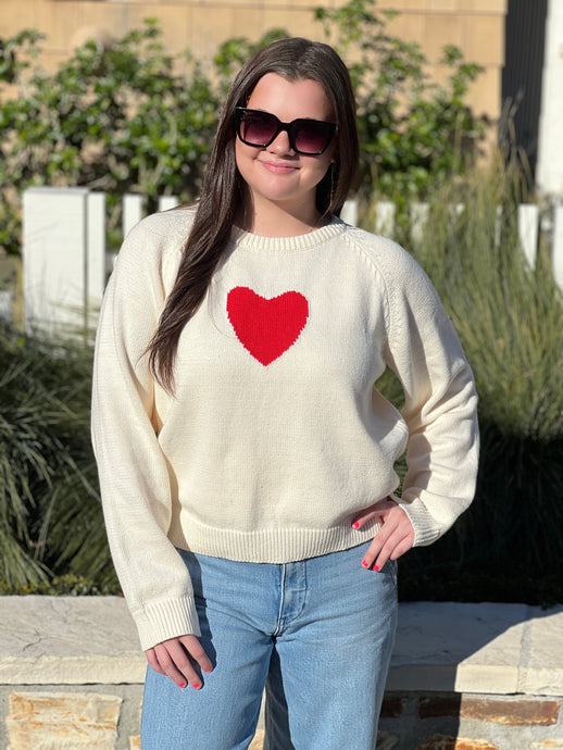 A Piece Of My Heart Sweater