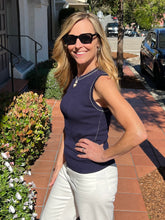 All In Navy Tank