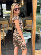 Wild Life Leopard Wrap Dress