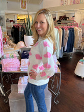 Soft Heart Scalloped Edge Sweater