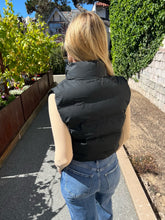 Gotta Love It Cropped Puffer - Black