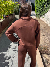 Pure Heaven 3/4 Zip Jacket - Chocolate