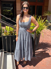 Just A Country Girl Plaid Dress - Navy