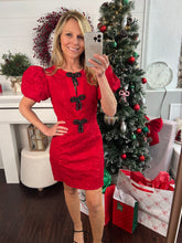 Glamorous Life Red Mini Bow Dress