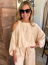 Washed Poly Silk One Shoulder - Champs