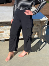 Parachute Cargo Pants - Black