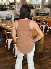 Classic Racer Knit Tank - Toffee