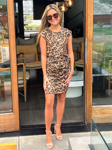 Wild Life Leopard Wrap Dress