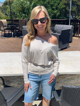 All The Things One Shoulder Top - Beige