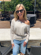 All The Things One Shoulder Top - Beige