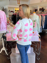 Soft Heart Scalloped Edge Sweater