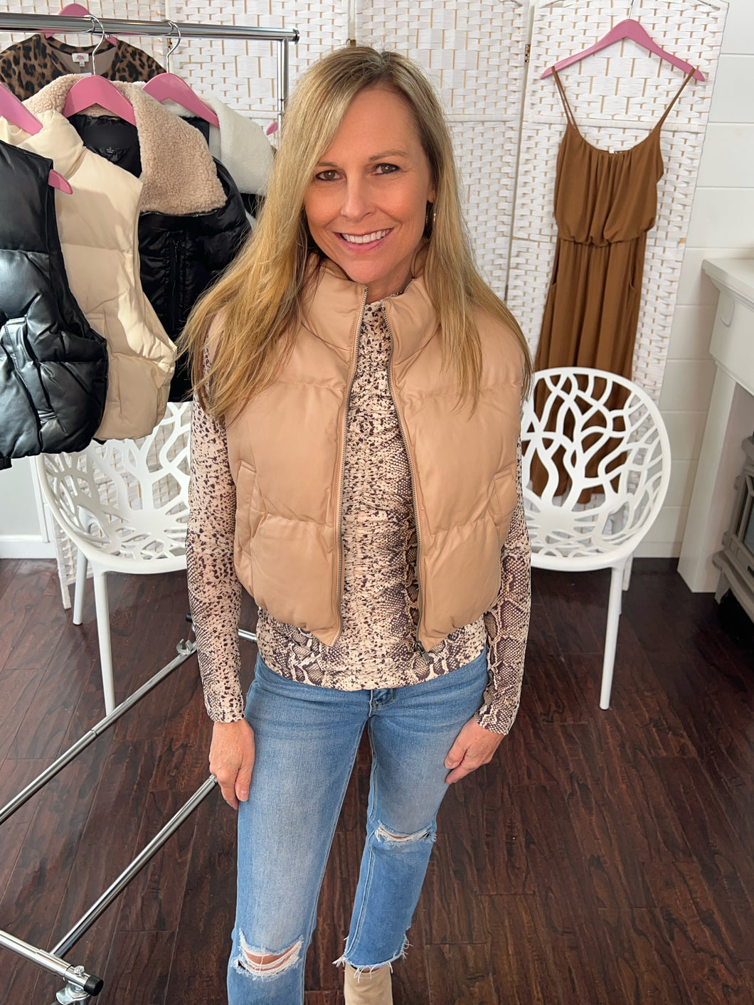 The Essential Puffer - Taupe