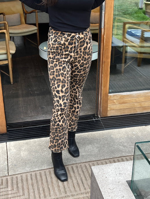 Leopard Lover Kick Flare
