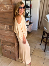 Washed Poly Silk One Shoulder - Champs