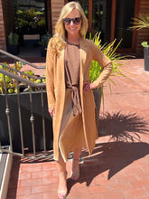 Total Class Suede Duster - Camel