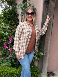 Perfect Plaid Tunic - Beige