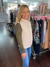 Quilted Comfort Vest - Oat