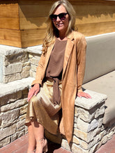 Total Class Suede Duster - Camel