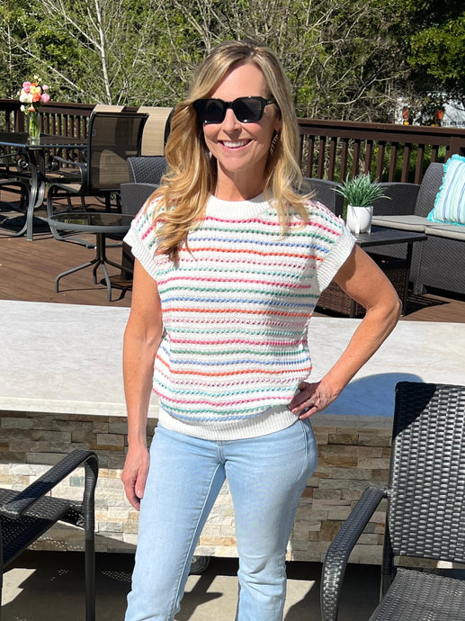 Rainbow Splash Sweater