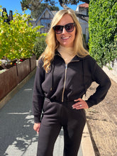 Pure Heaven Zip Hoodie - Black