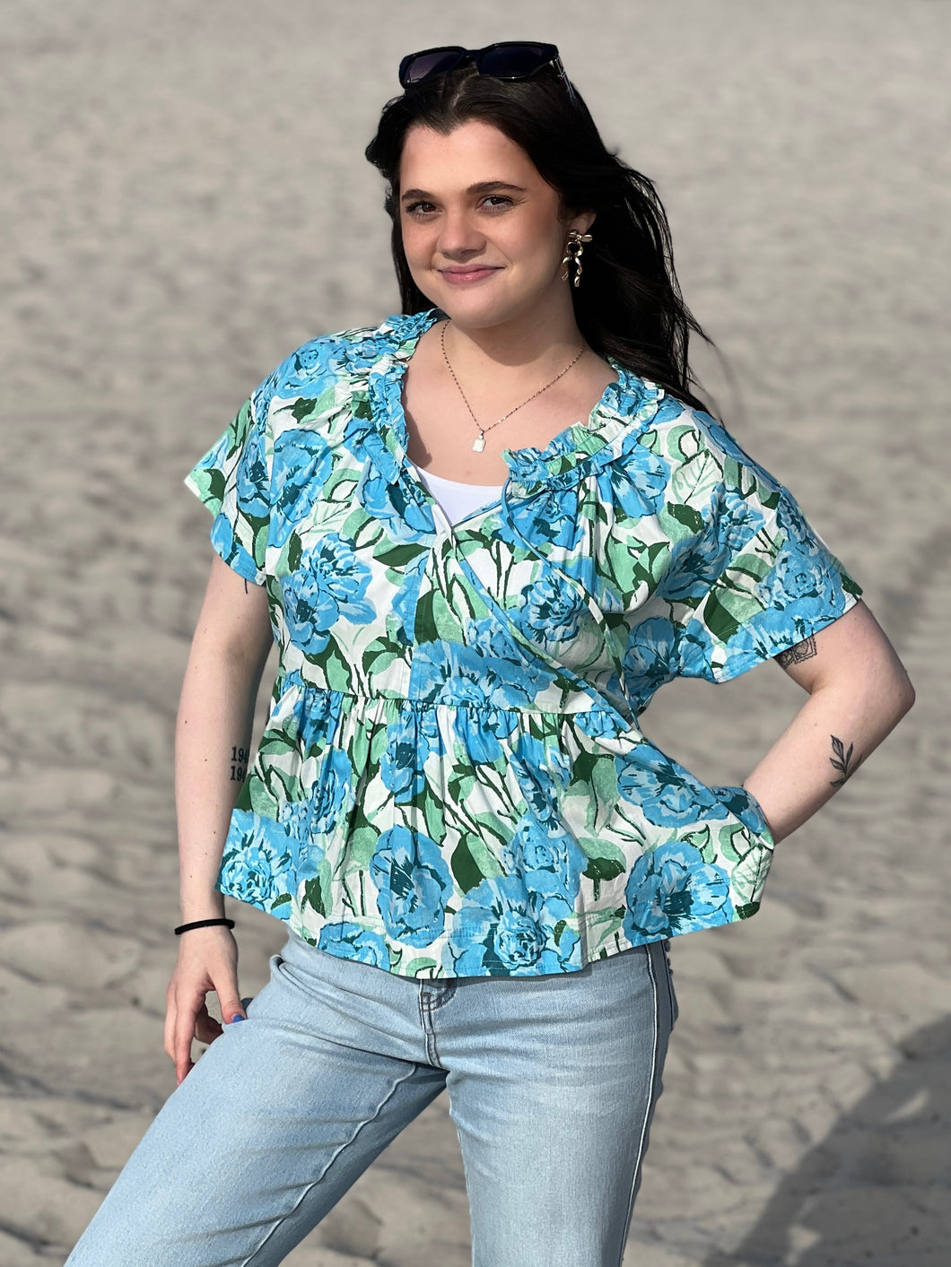 Chill Mood Floral Blouse