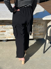 Parachute Cargo Pants - Black