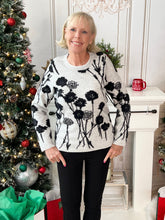 Grey Crew Sweater - Black Willow